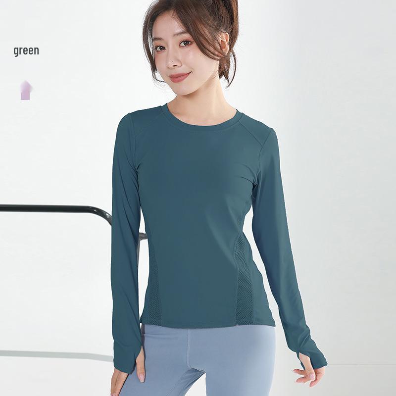 Peach Lulu Yoga Long Sleeve Mesh Sports Top - Quick Dry, Breathable, Round Neck Fitness Wear Large зелений
Peach Lulu Yoga Long Sleeve Mesh Sports Top - Quick Dry, Breathable, Round Neck Fitness Wear Large зелений