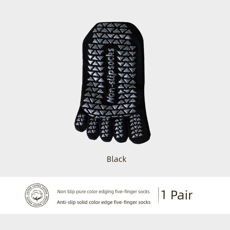Yoga Socks Non-Slip Professional Women Pilates Toe Socks Fitness Cotton Sports Indoor Summer Thin Floor Socks Black
Yoga Socks Non-Slip Professional Women Pilates Toe Socks Fitness Cotton Sports Indoor Summer Thin Floor Socks Black