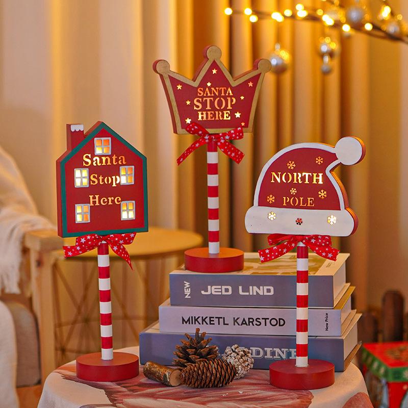 LED Lighted Christmas Decoration Santa Stop Here Sign Lights Board for Holiday Party Yard Xmas Tabletop Centerpiece Home Decor
LED Lighted Christmas Decoration Santa Stop Here Sign Lights Board for Holiday Party Yard Xmas Tabletop Centerpiece Home Decor