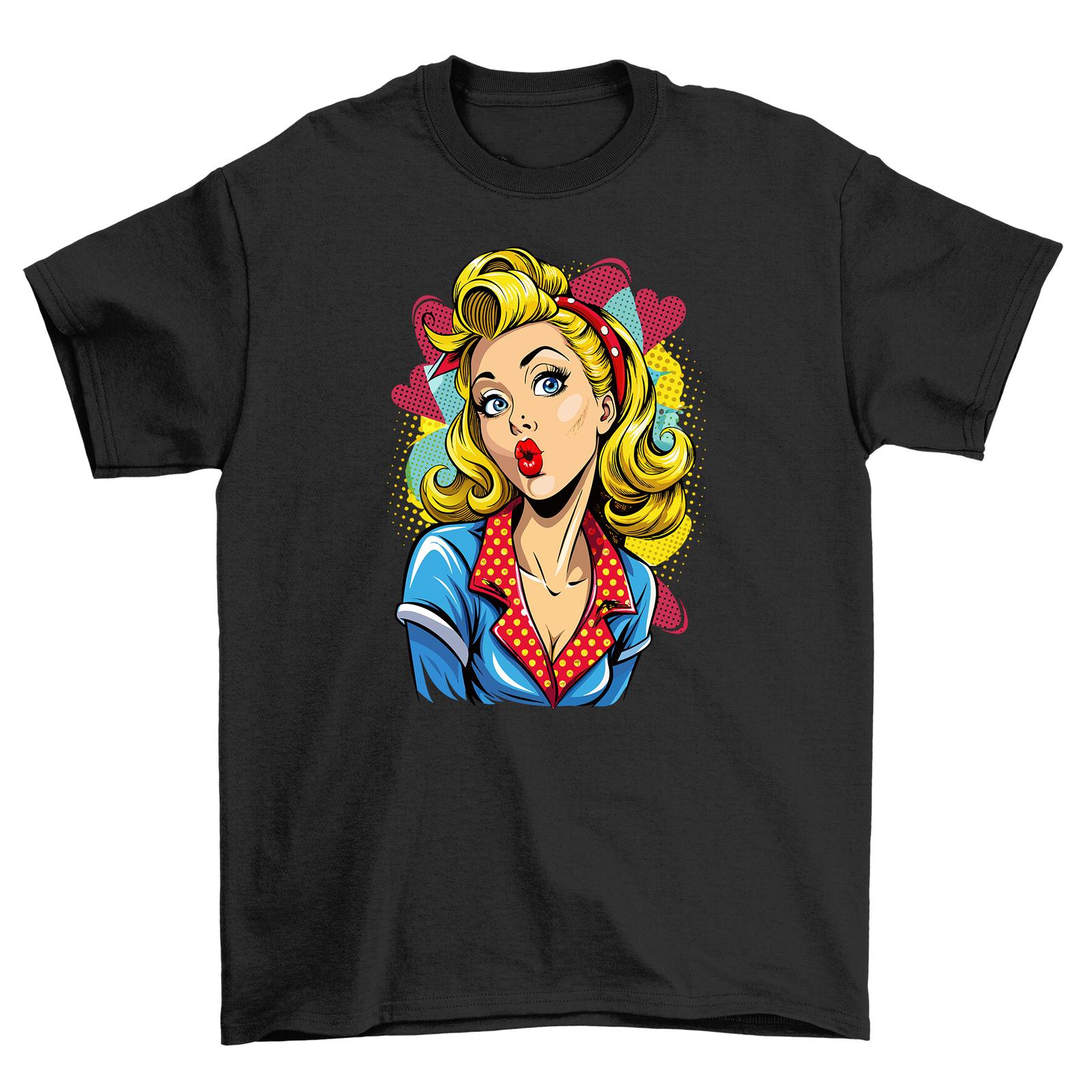 Blonde Bombshell in Retro_12 - Fun and Fabulous T-Shirt Mens Womens Tees Top! Unisex Printed Design, 10 M
Blonde Bombshell in Retro_12 - Fun and Fabulous T-Shirt Mens Womens Tees Top! Unisex Printed Design, 10 M