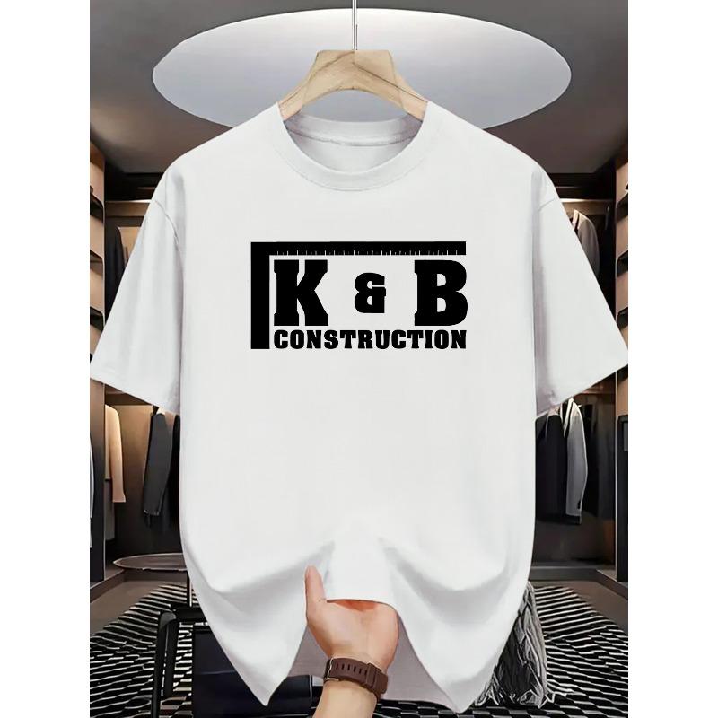 European sizes K&B Construction Print Short-Sleeve T-Shirt - Vibrant , Casual Style, Perfect for Builders & Everyday Wear 4XL білий
European sizes K&B Construction Print Short-Sleeve T-Shirt - Vibrant , Casual Style, Perfect for Builders & Everyday Wear 4XL білий