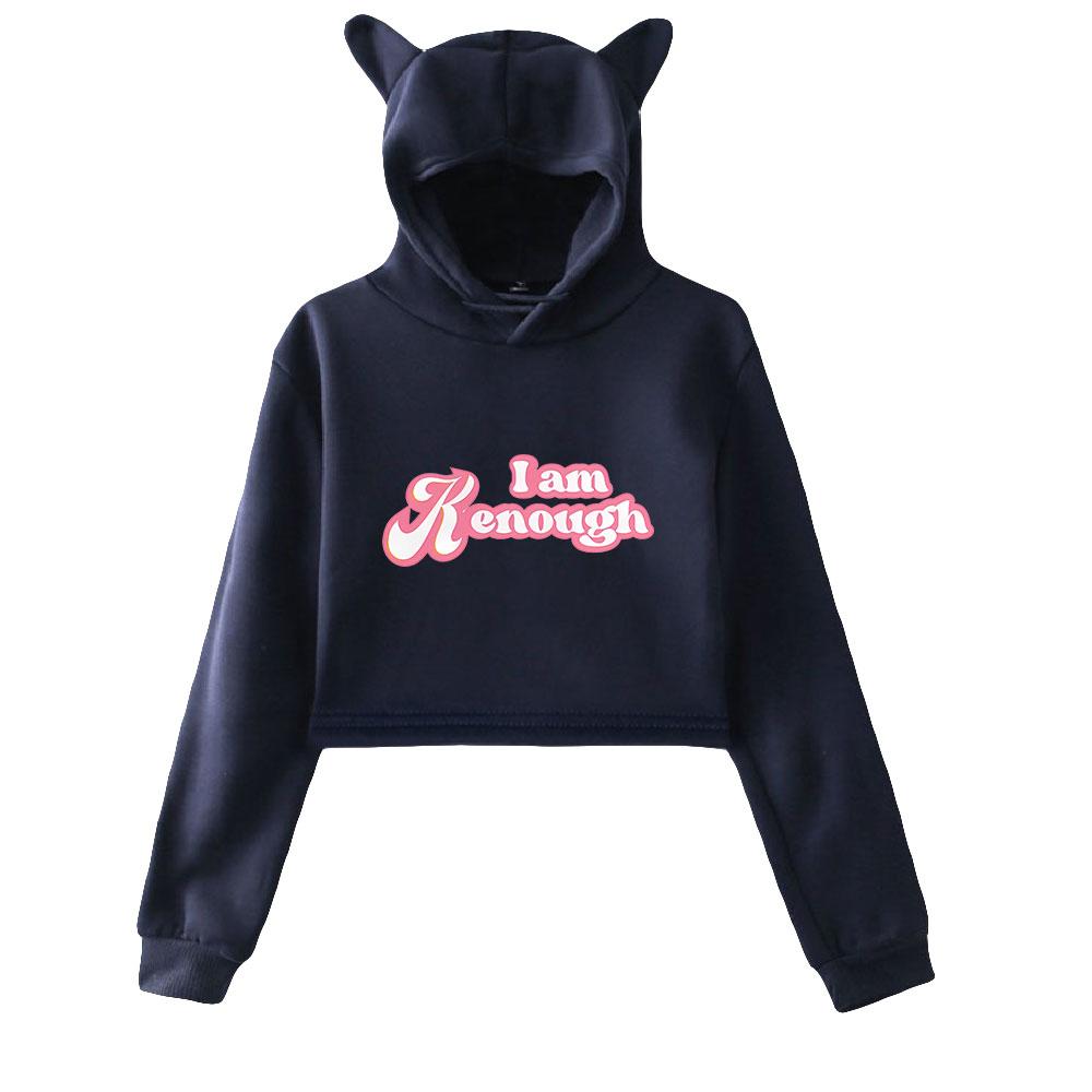 SEXY Women s Long Sleeve Crop Top Hoodie Barbie I Am Kenough Printed Hoody with Cute Cat Ear
SEXY Women s Long Sleeve Crop Top Hoodie Barbie I Am Kenough Printed Hoody with Cute Cat Ear