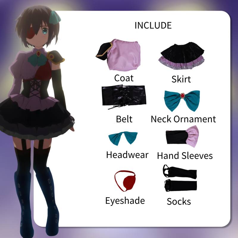 Люблю другие чунибё-заблуждения Таканаси Рикка Костюм для ролевых игр Женский Для XS
Люблю другие чунибё-заблуждения Таканаси Рикка Костюм для ролевых игр Женский Для XS