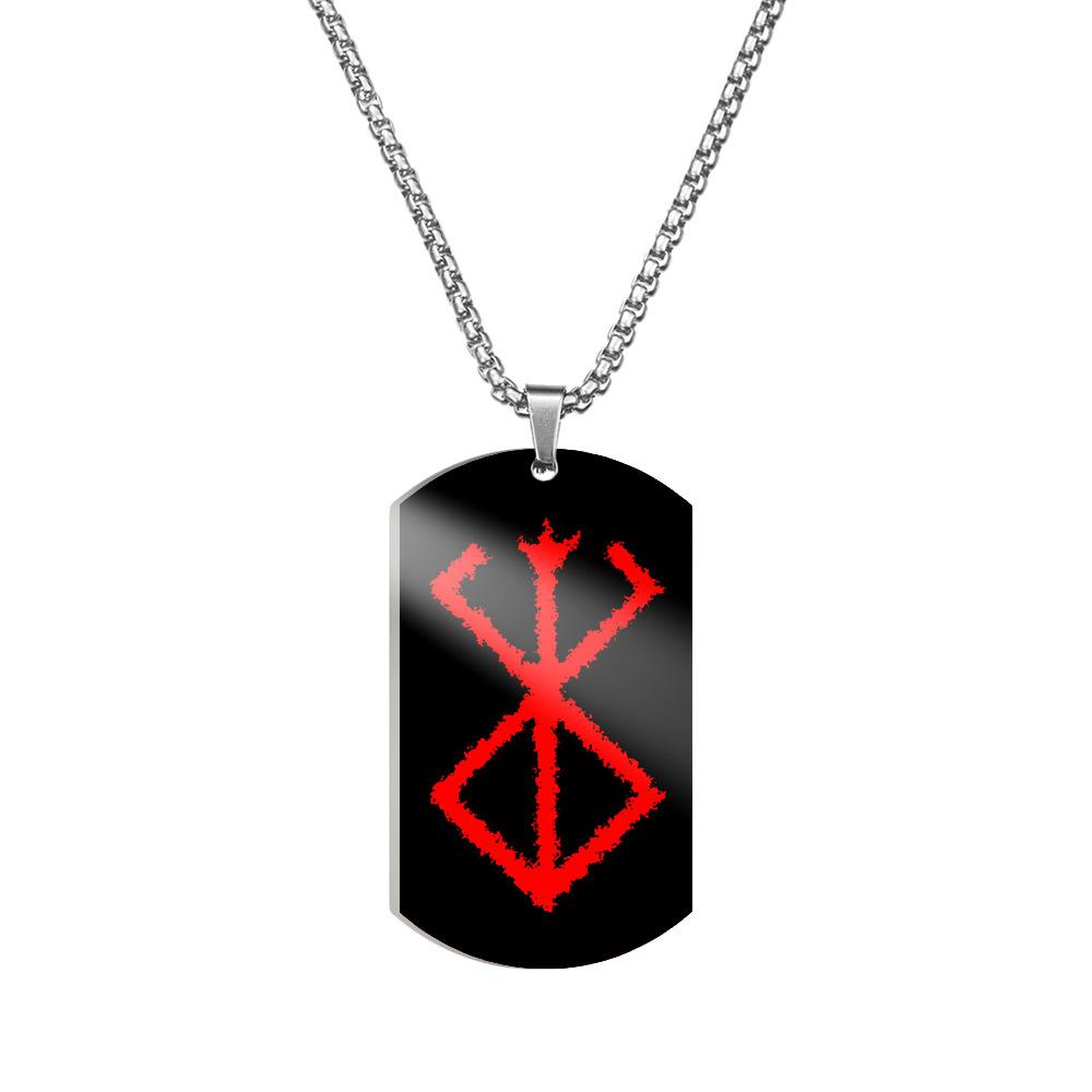 Guts Casca Griffith Farinas Anime Accessories Stainless Steel Color Printing Necklace Tag Cosplay Costumes DIY Props Steel
Guts Casca Griffith Farinas Anime Accessories Stainless Steel Color Printing Necklace Tag Cosplay Costumes DIY Props Steel
