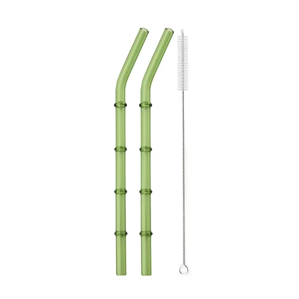 2/6Pcs Bamboo Design Drinking Glass Straws High Borosilicate Straw Set with Brush Milk Shake Coffee Cocktail Straw Bar Drinkware
2/6Pcs Bamboo Design Drinking Glass Straws High Borosilicate Straw Set with Brush Milk Shake Coffee Cocktail Straw Bar Drinkware