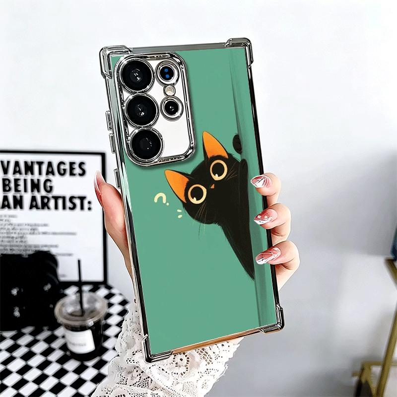 Cat Cute Kitten Cartoon Plating Phone Case For Samsung Galaxy S24 S25 FE S26 Edge S23 Ultra S22 S21 Plus S20 Anti-Fall Airabag C Samsung S23 Ultra
Cat Cute Kitten Cartoon Plating Phone Case For Samsung Galaxy S24 S25 FE S26 Edge S23 Ultra S22 S21 Plus S20 Anti-Fall Airabag C Samsung S23 Ultra