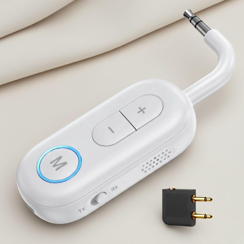 Wireless Audio Adapter for TV Airplane BT 5 3 Transmitter Receiver 2 in 1 with 3 5mm Jack for Car Speaker Headphone білий
Wireless Audio Adapter for TV Airplane BT 5 3 Transmitter Receiver 2 in 1 with 3 5mm Jack for Car Speaker Headphone білий