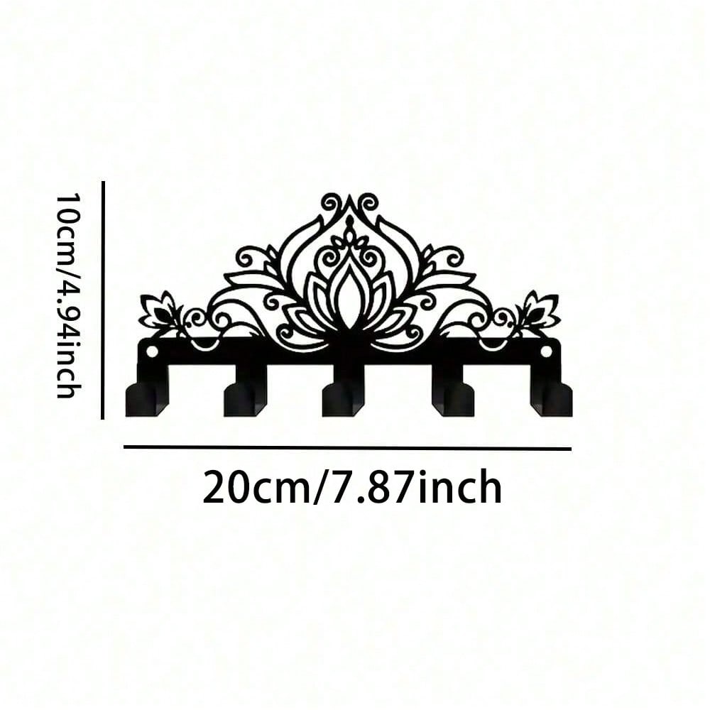 Vintage Floral Metal Wall Hooks, Coat Hanger Rack, Ornate Decorative Organizer for Entryway Bedroom Living Room TY10173-01
Vintage Floral Metal Wall Hooks, Coat Hanger Rack, Ornate Decorative Organizer for Entryway Bedroom Living Room TY10173-01