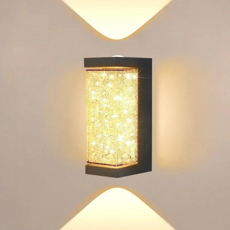 Modern Outdoor Crystal LED Wall Lamp Waterproof Bedside Wall Sconce for Porch Doorway Garden Corridor Home Decor Lighting
Modern Outdoor Crystal LED Wall Lamp Waterproof Bedside Wall Sconce for Porch Doorway Garden Corridor Home Decor Lighting