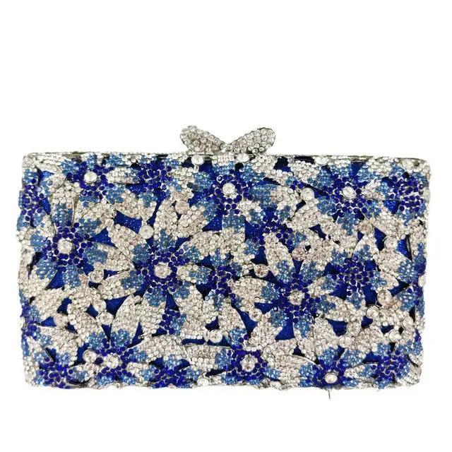 Boutique De FGG Flower Wedding Handbags for Women Designer Luxury Crystal Clutch Purse Party Dinner Rhinestone Minaudiere Purse Mini
Boutique De FGG Flower Wedding Handbags for Women Designer Luxury Crystal Clutch Purse Party Dinner Rhinestone Minaudiere Purse Mini