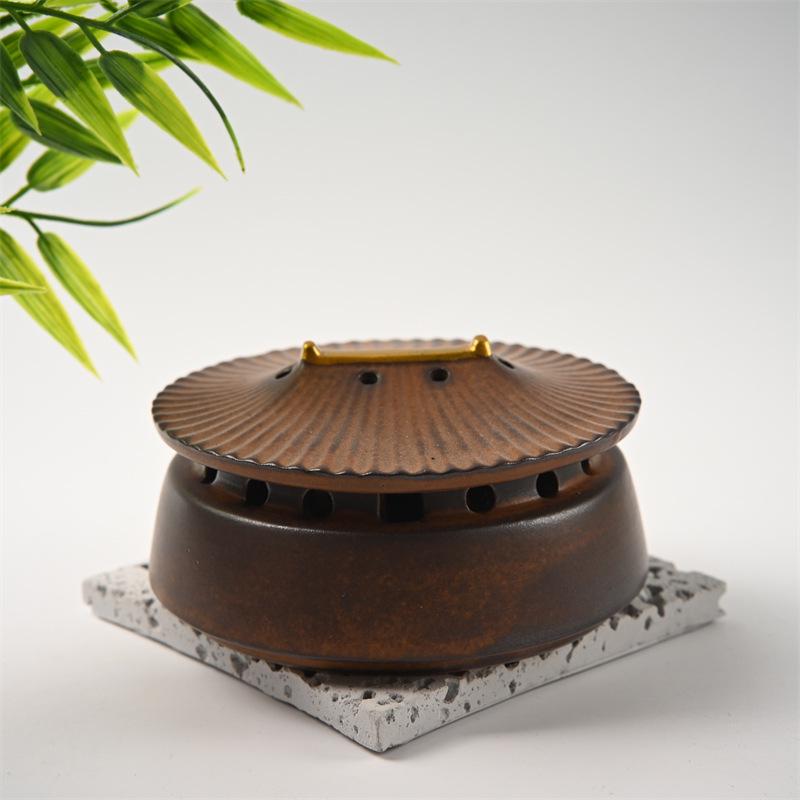 Chinese Palace Style Ceramic Sandalwood Incense Burner - Retro Coil Aroma Diffuser for Home and Tea Ceremony Decor
Chinese Palace Style Ceramic Sandalwood Incense Burner - Retro Coil Aroma Diffuser for Home and Tea Ceremony Decor