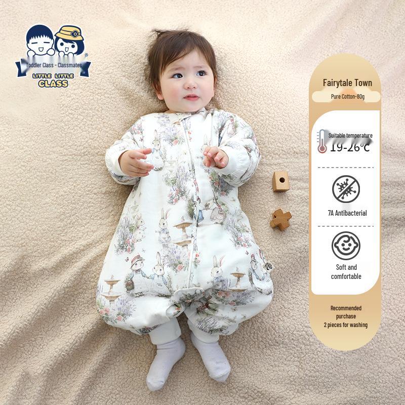 Infant Long Sleeve Pure Cotton 80g Quilted Sleeping Bag Anti-Startle for Autumn/Winter S (Height 65-80cm)
Infant Long Sleeve Pure Cotton 80g Quilted Sleeping Bag Anti-Startle for Autumn/Winter S (Height 65-80cm)
