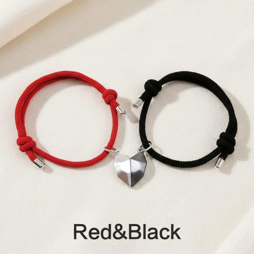 Magnetic Couple Bracelet Set Black White Stone Jewelry for Anniversary Valentine s Day Gift 1 Pair Love Bracelet червоний колір чорний
Magnetic Couple Bracelet Set Black White Stone Jewelry for Anniversary Valentine s Day Gift 1 Pair Love Bracelet червоний колір чорний