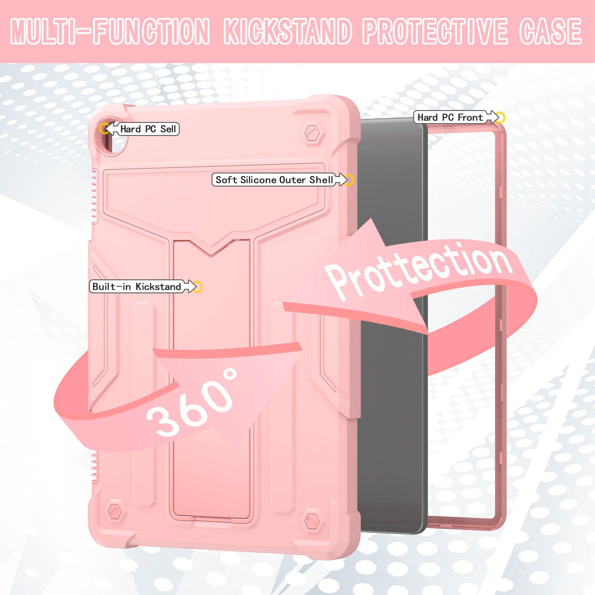 For Lenovo Tab M10 (Gen 3) TB-328FU/TB-328XU Protective Case T-Shaped Kickstand Shockproof PC+Silicone Tablet Cover Rose Gold
For Lenovo Tab M10 (Gen 3) TB-328FU/TB-328XU Protective Case T-Shaped Kickstand Shockproof PC+Silicone Tablet Cover Rose Gold