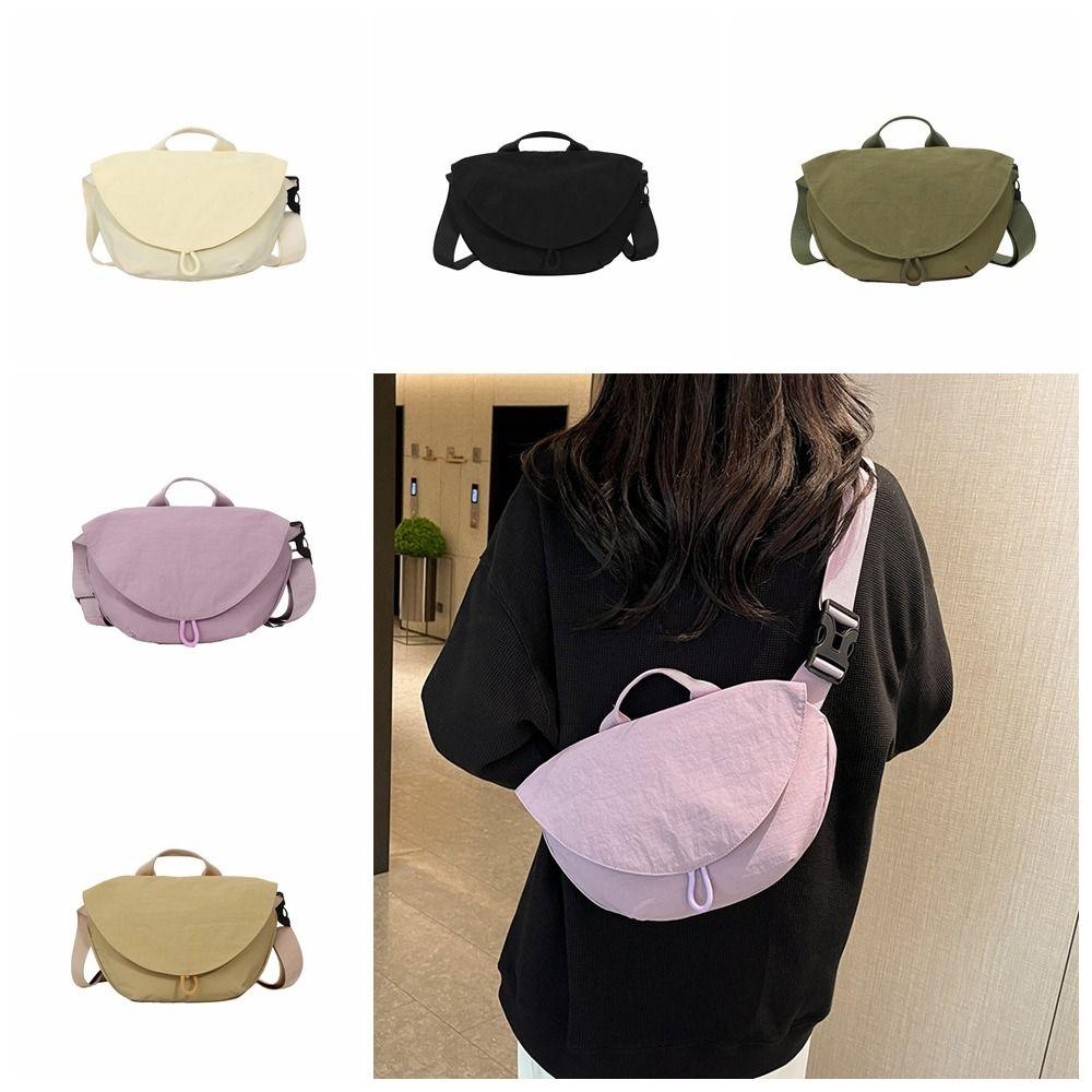 Causal Dumplings Crossbody Bags All-match Cycling Waist Bag Simple Sports Shoulder Bag Unisex чорний
Causal Dumplings Crossbody Bags All-match Cycling Waist Bag Simple Sports Shoulder Bag Unisex чорний