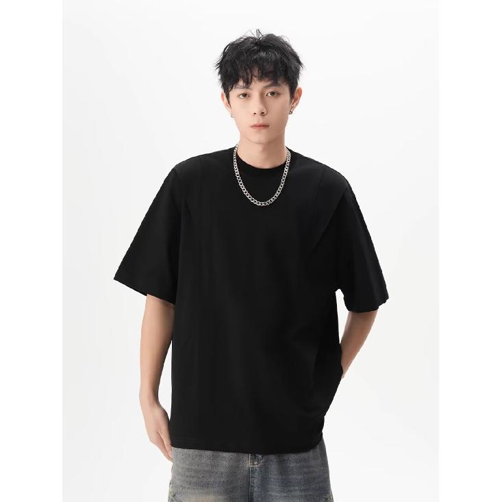 Летняя мужская повседневная футболка с коротким рукавом, простая модная тенденция в стиле ретро с круглым вырезом, облегающая футболка с коротким рукавом 3XL чёрный
Летняя мужская повседневная футболка с коротким рукавом, простая модная тенденция в стиле ретро с круглым вырезом, облегающая футболка с коротким рукавом 3XL чёрный