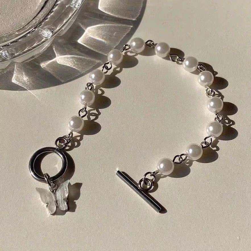 Japanese & Korean Fairy Butterfly Pearl Bracelet: Elegant, Versatile Retro Jewelry for Women & Students
Japanese & Korean Fairy Butterfly Pearl Bracelet: Elegant, Versatile Retro Jewelry for Women & Students