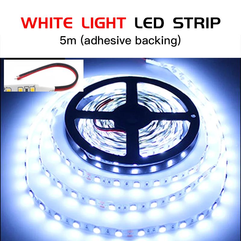 5m Low Voltage 12V 2835 LED Strip Light Self-adhesive Full Spectrum Flexible DIY Suitable for Living Room, Bedroom, RV, Stairwell, Closet White-5m-DIY(1PC)
5m Low Voltage 12V 2835 LED Strip Light Self-adhesive Full Spectrum Flexible DIY Suitable for Living Room, Bedroom, RV, Stairwell, Closet White-5m-DIY(1PC)