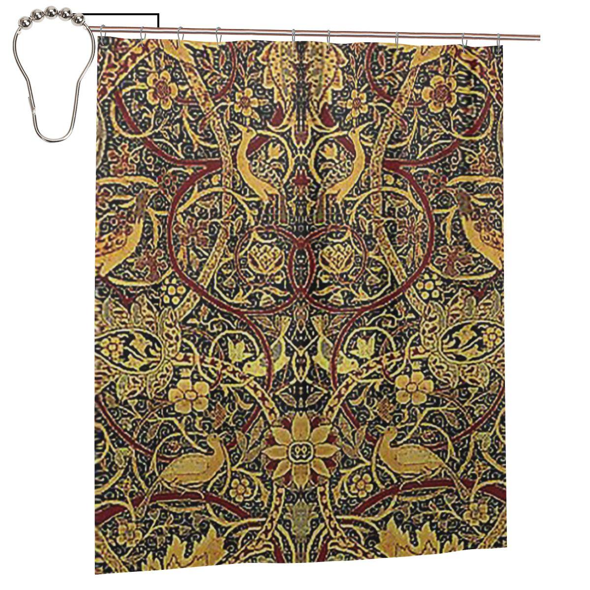 Шторка для душа William Morris Морские водоросли Ванная комната Полиэстер Водонепроницаемые Занавески для ванны С крючками W60H190(CM)-1 Pcs
Шторка для душа William Morris Морские водоросли Ванная комната Полиэстер Водонепроницаемые Занавески для ванны С крючками W60H190(CM)-1 Pcs