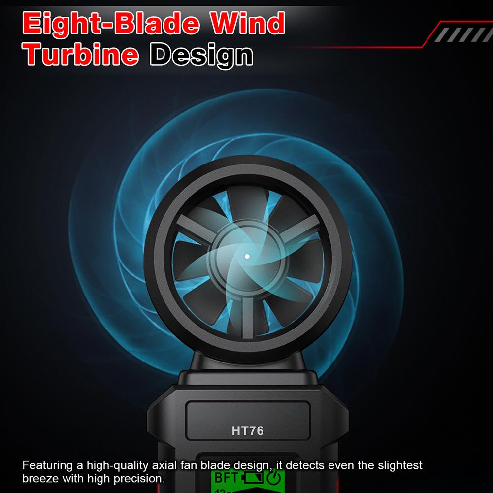 Digital Anemometer HT76 Compact Lightweight 95g for On-the-Go Wind Measurement in HVAC Weather and Marine Fields China Mainland
Digital Anemometer HT76 Compact Lightweight 95g for On-the-Go Wind Measurement in HVAC Weather and Marine Fields China Mainland
