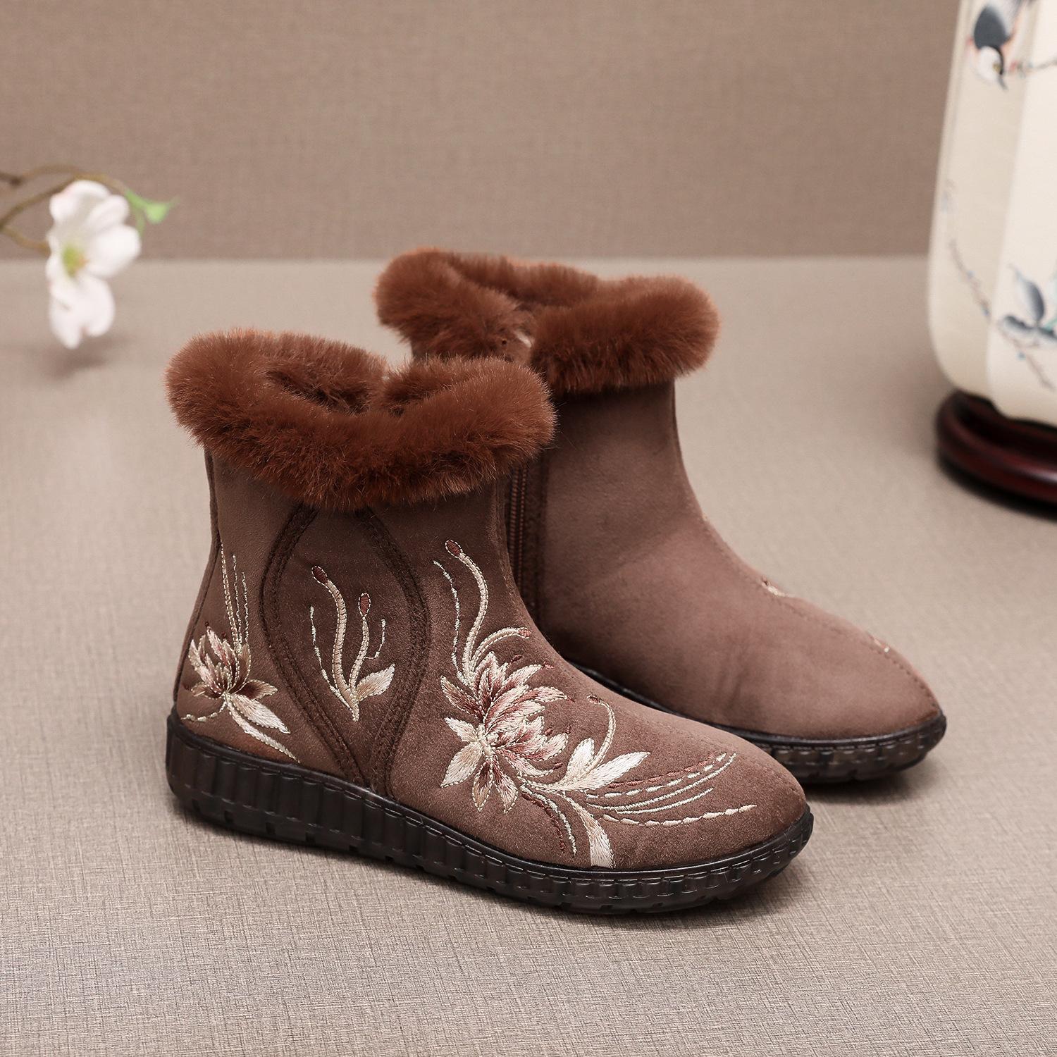 Женские зимние теплые ботинки на платформе для снега, ботильоны с подкладкой из искусственного меха, с застежкой-молнией, с вышитой флисовой подкладкой, короткие ботинки для ходьбы для женщин 40 коричневый
Женские зимние теплые ботинки на платформе для снега, ботильоны с подкладкой из искусственного меха, с застежкой-молнией, с вышитой флисовой подкладкой, короткие ботинки для ходьбы для женщин 40 коричневый