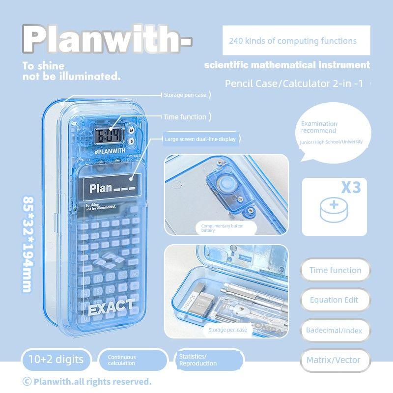 План с пеналом Научный калькулятор Студент колледжа Эксклюзив для экзаменов Красивый 2025 Новое поступление Функциональный компьютер Blue
План с пеналом Научный калькулятор Студент колледжа Эксклюзив для экзаменов Красивый 2025 Новое поступление Функциональный компьютер Blue
