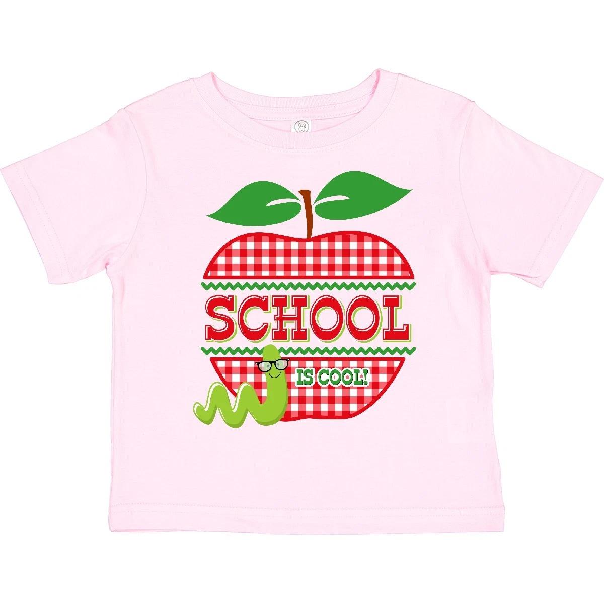 Inktastic Apple School Is Cool Toddler kids boys T-Shirt Back To Worm Cute Nerd Child Kid 100
Inktastic Apple School Is Cool Toddler kids boys T-Shirt Back To Worm Cute Nerd Child Kid 100