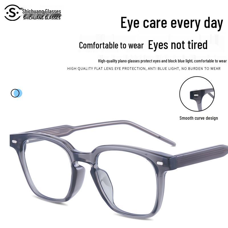 Женские очки в черной оправе GM - Защита от синего света, Фотохромные, Подходят для близорукости, Без макияжа, Прозрачная оправа для очков Nylon Anti-Blue Light
Женские очки в черной оправе GM - Защита от синего света, Фотохромные, Подходят для близорукости, Без макияжа, Прозрачная оправа для очков Nylon Anti-Blue Light