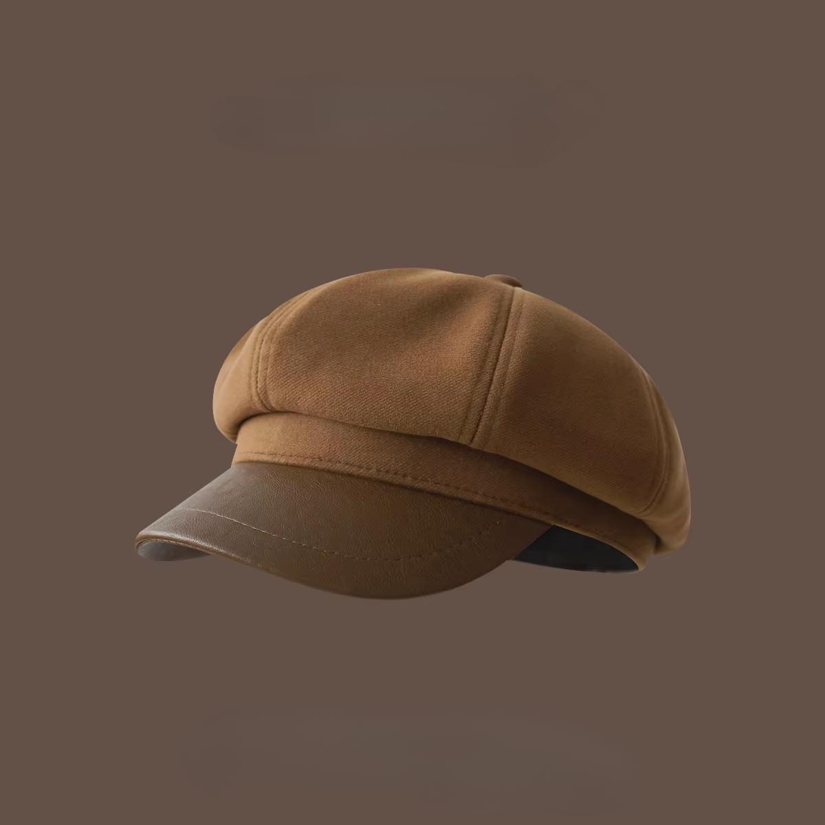 Brown Beret Female Retro Temperament Octagonal Hat Korean Fashion Newsboy Hat Literary Painter Hat
Brown Beret Female Retro Temperament Octagonal Hat Korean Fashion Newsboy Hat Literary Painter Hat