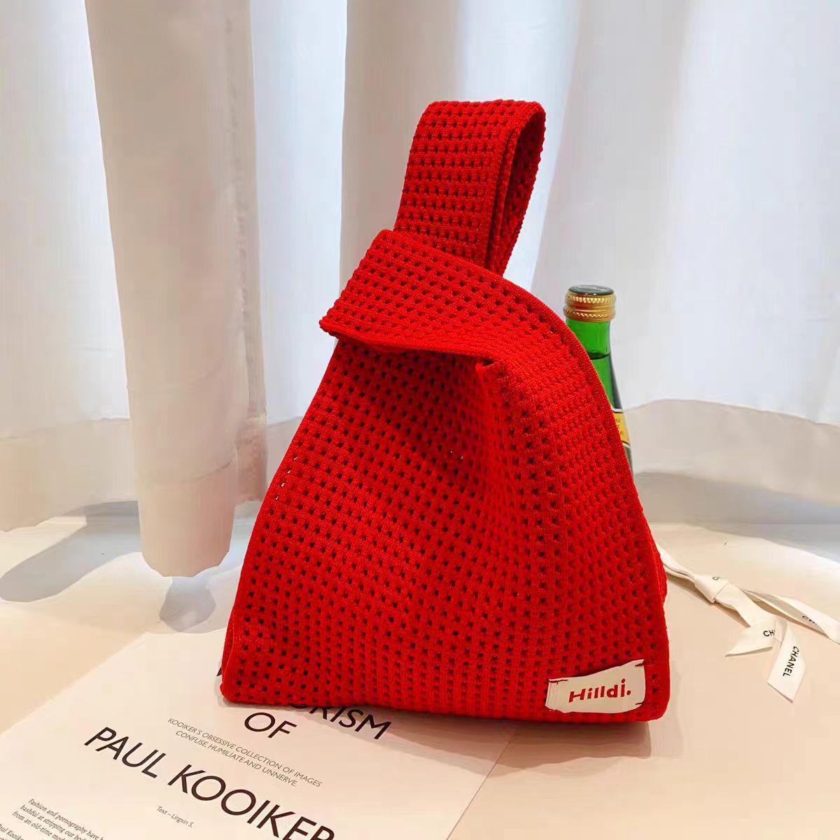 Корейская ретро-шикарная вязаная сумка - женская сумка-жилет через плечо