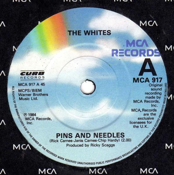 7inch Record WHITES Pins And Needles Move It On Over MCA917 MCA Records 1983 UK CountryFolk Used
7inch Record WHITES Pins And Needles Move It On Over MCA917 MCA Records 1983 UK CountryFolk Used