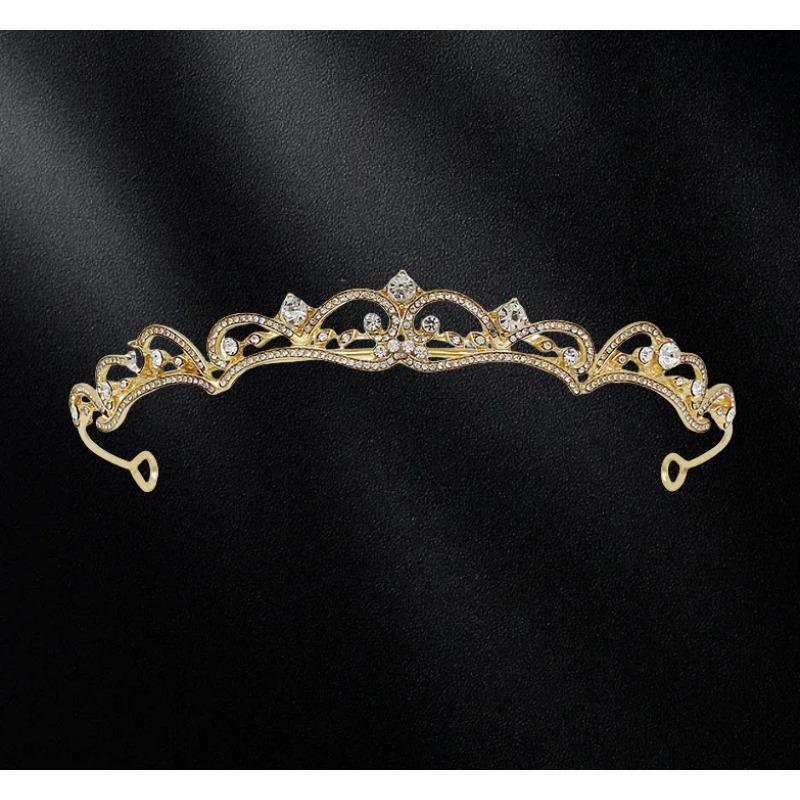 Simple Rhinestone Bridal Hairband Headwear Baroque Alloy Birthday Small Crown Headband Wedding Dress and Evening Gown Hair Compression Accessories
Simple Rhinestone Bridal Hairband Headwear Baroque Alloy Birthday Small Crown Headband Wedding Dress and Evening Gown Hair Compression Accessories