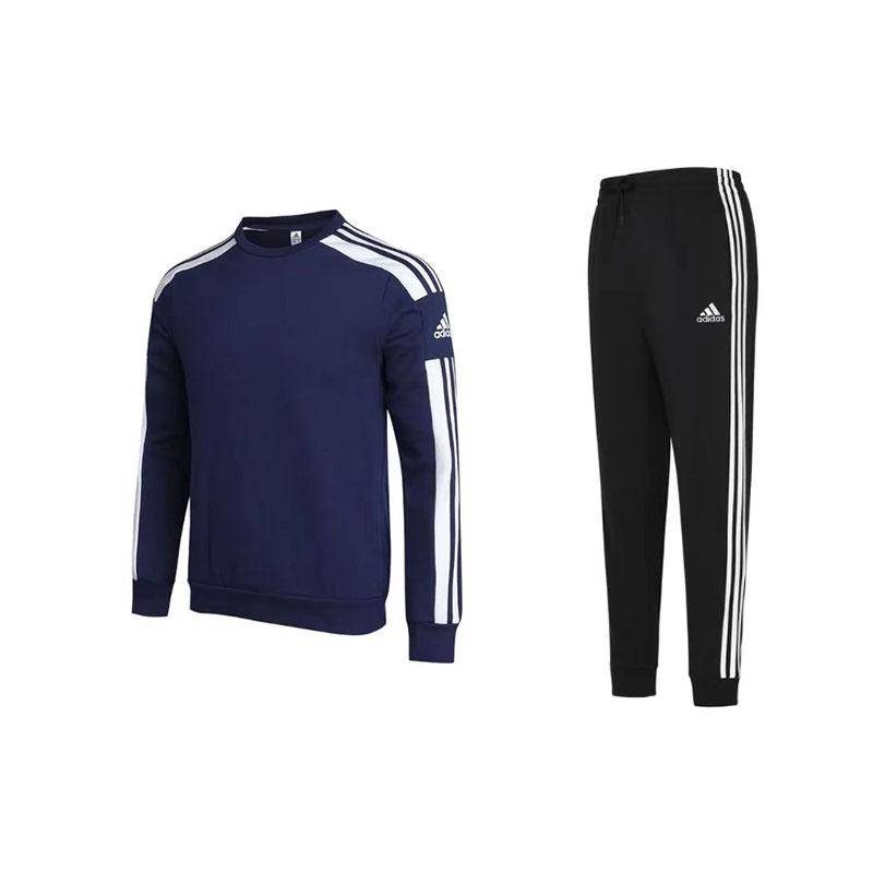 Adidas Свободный крой футболка с длинным рукавом и спортивные штаны с манжетами, комплект с капюшоном для мужчин, верх, низ GT6639+GK8831 S 
Adidas Свободный крой футболка с длинным рукавом и спортивные штаны с манжетами, комплект с капюшоном для мужчин, верх, низ GT6639+GK8831 S