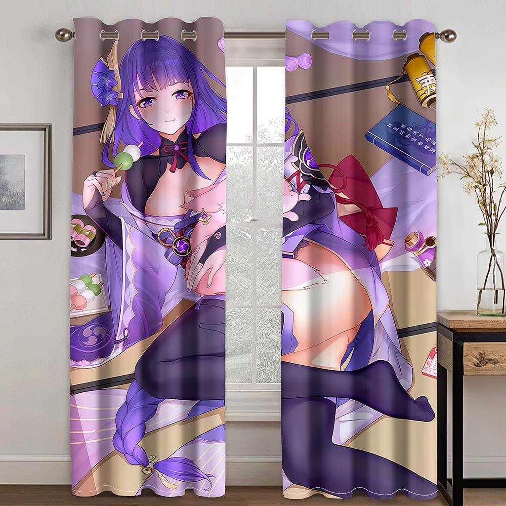 3D Sexy Cartoon Beauty Game Character Curtains 2 Panel for Boys Girls Room Bedroom Living Room Decor 100W130H(CM)40x51in&Hook
3D Sexy Cartoon Beauty Game Character Curtains 2 Panel for Boys Girls Room Bedroom Living Room Decor 100W130H(CM)40x51in&Hook