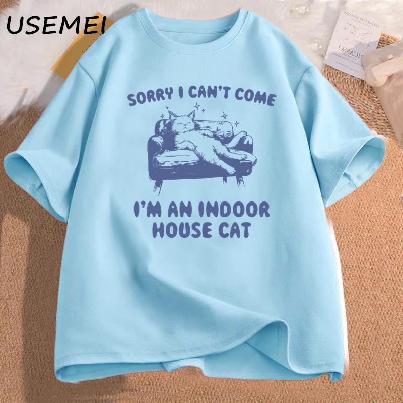 Sorry I Cant Come Im An Indoor House Cat TShirt Vintage 90s Sleeping Introvert Kitten T Shirt Women Funny Cat Graphic Tshirt 4XL
Sorry I Cant Come Im An Indoor House Cat TShirt Vintage 90s Sleeping Introvert Kitten T Shirt Women Funny Cat Graphic Tshirt 4XL