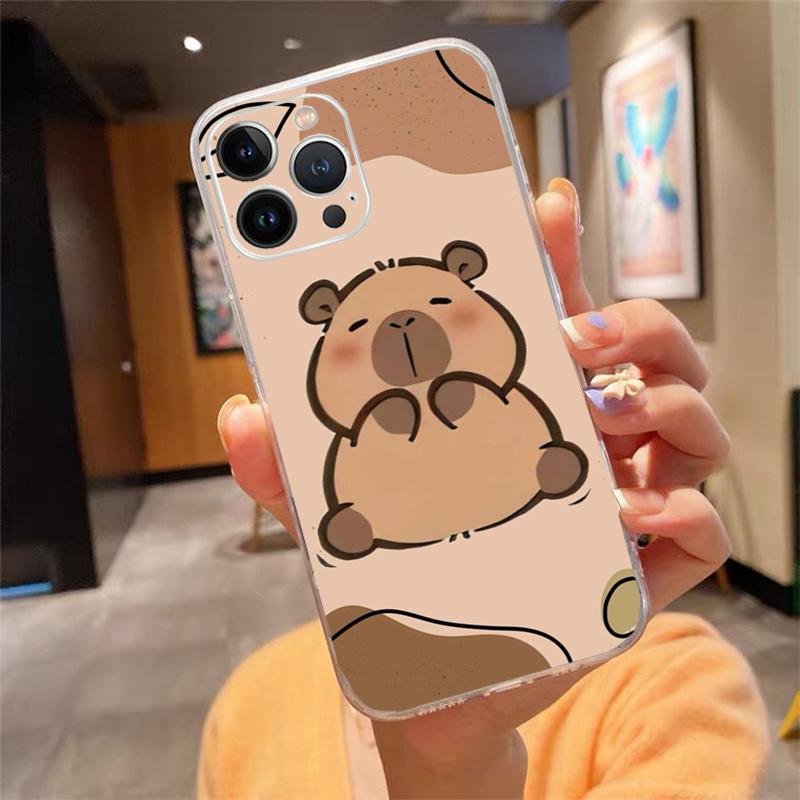 Cute Capybara cartoon Phone Case Carcasa Funda For iPhone 17 Pro Max Air 16 15 14 13 Pro Max 15 16 Pro 15Plus 16E Case iphone 15Plus
Cute Capybara cartoon Phone Case Carcasa Funda For iPhone 17 Pro Max Air 16 15 14 13 Pro Max 15 16 Pro 15Plus 16E Case iphone 15Plus