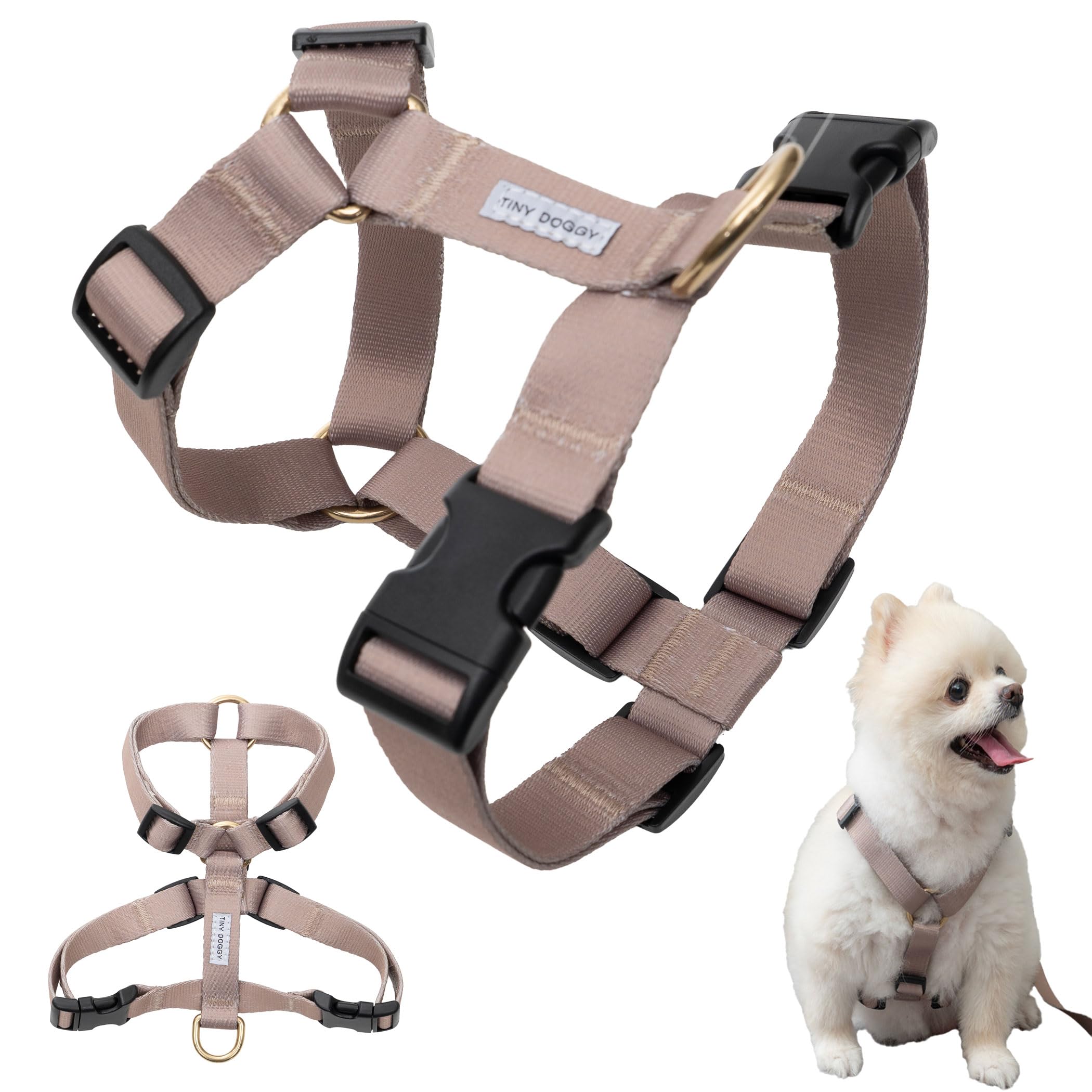 Inu no Kurashi Dog Gentle on the Available in 3 Colors and 3 Sizes Harness, 5-Point Adjustment, Non-Slip, Throat, Y-Shaped, Veterinarian-Approved,
Inu no Kurashi Dog Gentle on the Available in 3 Colors and 3 Sizes Harness, 5-Point Adjustment, Non-Slip, Throat, Y-Shaped, Veterinarian-Approved,