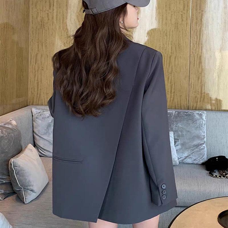 Women s Gray Petite Korean-Style Suit Jacket - Spring/Autumn 2025 Casual High-End Design S
Women s Gray Petite Korean-Style Suit Jacket - Spring/Autumn 2025 Casual High-End Design S