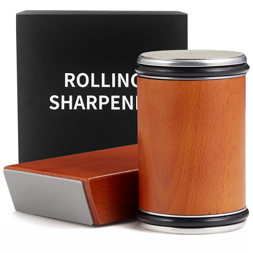 Beech+Metal Rolling Knife Sharpener Sharpening Tool for Knives and Scissors A
Beech+Metal Rolling Knife Sharpener Sharpening Tool for Knives and Scissors A