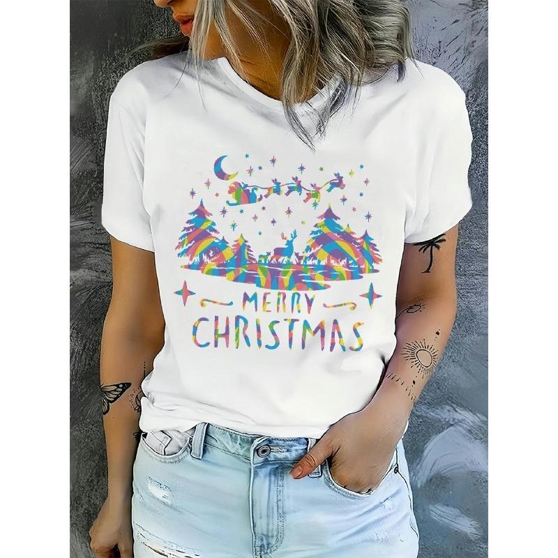Women s Elegant Floral Print Round Neck Short Sleeve T-Shirt - Soft Breathable Casual & Top for Spring Summer Fall, Casual Attire, S белый
Women s Elegant Floral Print Round Neck Short Sleeve T-Shirt - Soft Breathable Casual & Top for Spring Summer Fall, Casual Attire, S белый