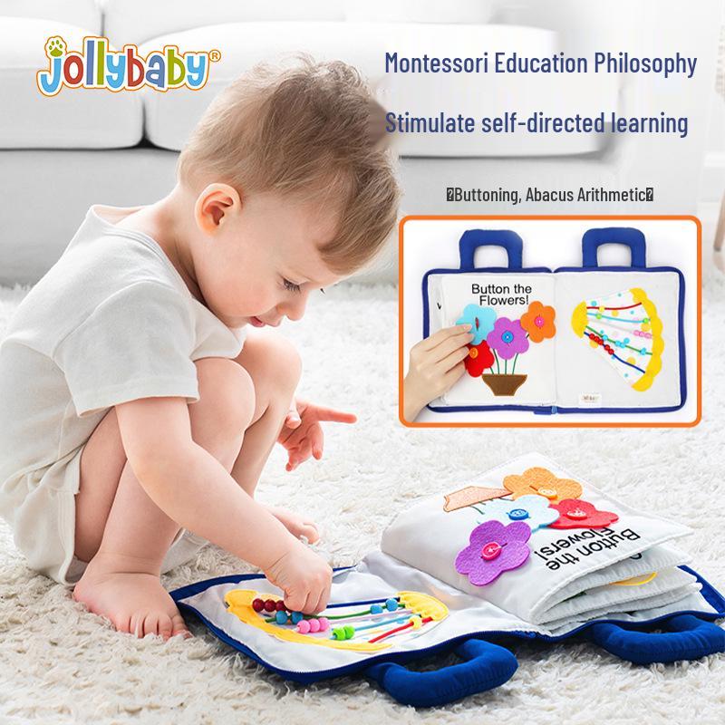 Jollybaby Quiet Cloth Book: Tear-Resistant, Biteable Educational Toy for Early Learning (Ages 0-3)
Jollybaby Quiet Cloth Book: Tear-Resistant, Biteable Educational Toy for Early Learning (Ages 0-3)