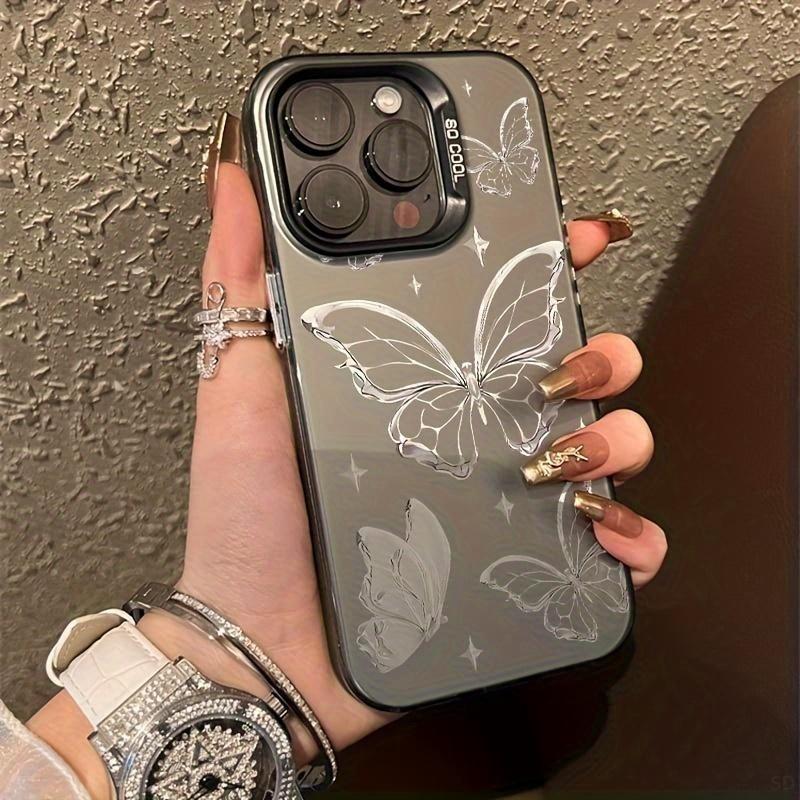 Colorful silver shell with butterfly pattern phone case For iPhone 11 12 13 14 15 16 17 XS XR X 12 13 Plus Pro Max SE series Anti fall durable IPhone 14 Pro Max чёрный
Colorful silver shell with butterfly pattern phone case For iPhone 11 12 13 14 15 16 17 XS XR X 12 13 Plus Pro Max SE series Anti fall durable IPhone 14 Pro Max чёрный