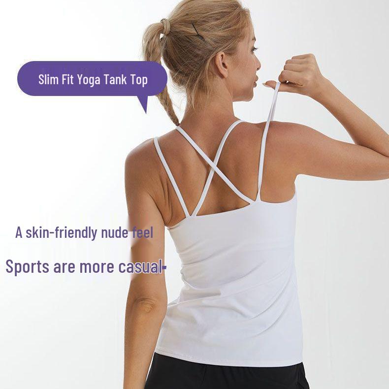 Women s Slimming Sleeveless Yoga Tank with Chest Pads - Quick-Drying, Breathable Fitness Top L білий
Women s Slimming Sleeveless Yoga Tank with Chest Pads - Quick-Drying, Breathable Fitness Top L білий