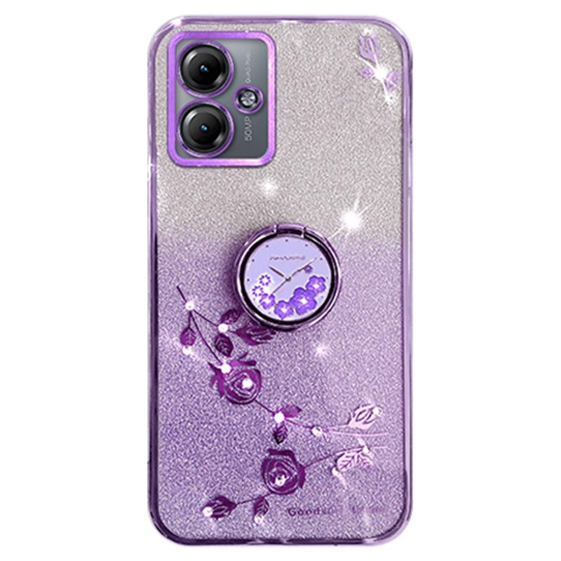 KADEM For Motorola Moto G14 4G Case Ring Kickstand Gradient Glitter TPU Phone Cover Purple
KADEM For Motorola Moto G14 4G Case Ring Kickstand Gradient Glitter TPU Phone Cover Purple