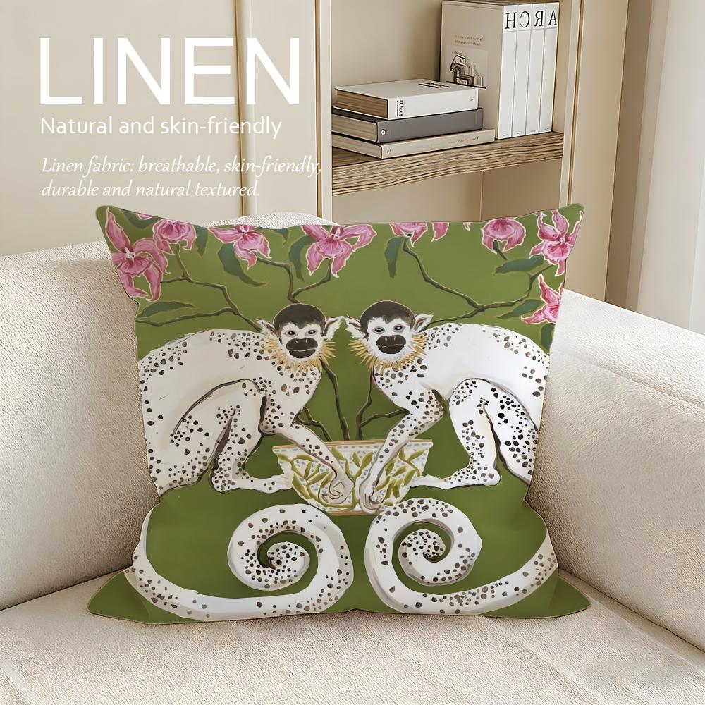 Paige Gemmel Monkey Cushion Cover Pillowcase Set Pcs x x Breathable Washable Sofa Cushion Cover 30X30cm
Paige Gemmel Monkey Cushion Cover Pillowcase Set Pcs x x Breathable Washable Sofa Cushion Cover 30X30cm