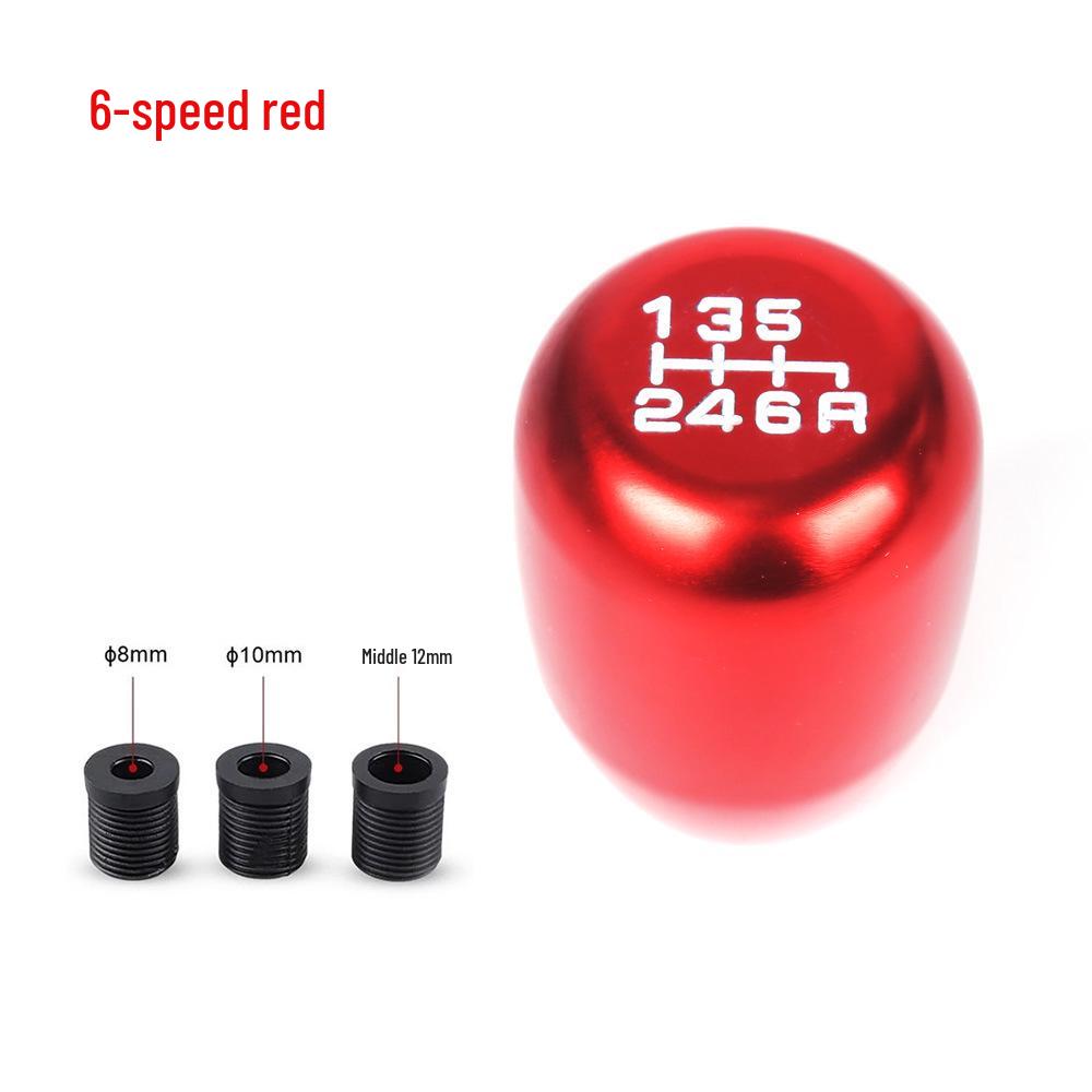 Aluminum Alloy Manual Gear Shift Knob, 5 or 6-Speed
Aluminum Alloy Manual Gear Shift Knob, 5 or 6-Speed