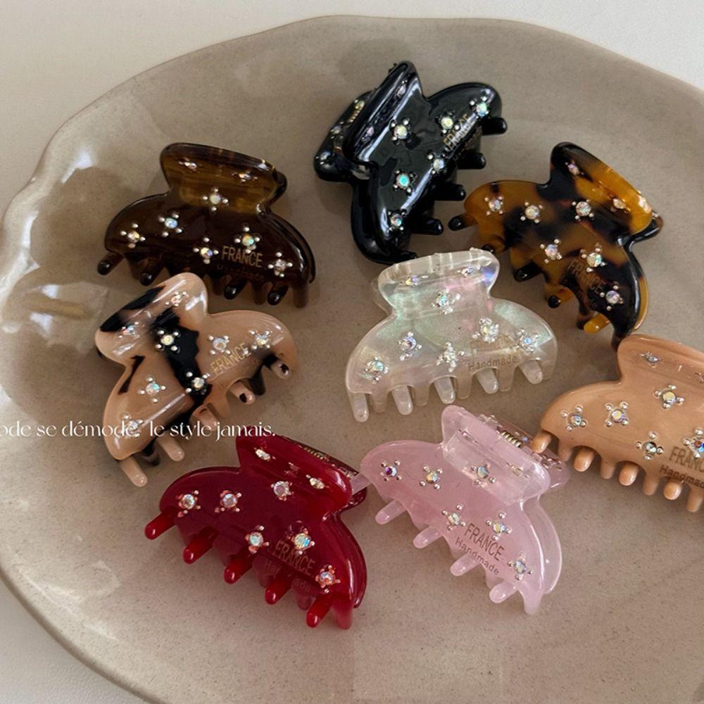 Acetic Acid Rhinestone Hair Clip Babysbreath Mini Hair Claw Creative Acetate Hairpin Female Style 4
Acetic Acid Rhinestone Hair Clip Babysbreath Mini Hair Claw Creative Acetate Hairpin Female Style 4