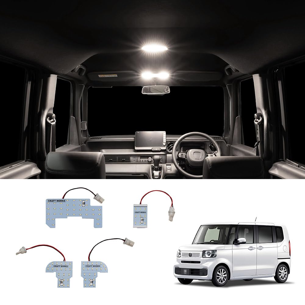 CRAFTWORKS New N-BOX LED Room Lamp Interior Light Car Lighting Interior Lamp Interior Room Lamp Light Interior Brightness Adjustment White Yellow
CRAFTWORKS New N-BOX LED Room Lamp Interior Light Car Lighting Interior Lamp Interior Room Lamp Light Interior Brightness Adjustment White Yellow
