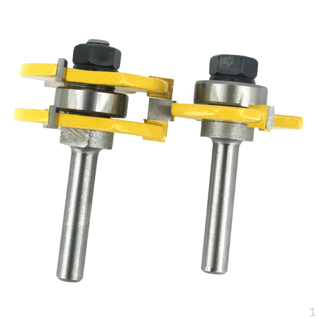 2 Pcs Router Bit Joint Set - 8mm Shank Milling Cutter
2 Pcs Router Bit Joint Set - 8mm Shank Milling Cutter