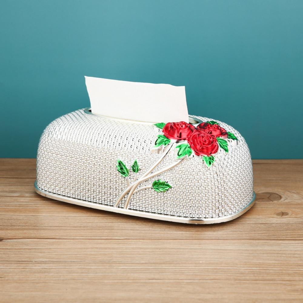 Elegant Rose Desktop Tissue Box European Style Bar Napkin Box Durable Napkin Holder Office Style 6
Elegant Rose Desktop Tissue Box European Style Bar Napkin Box Durable Napkin Holder Office Style 6